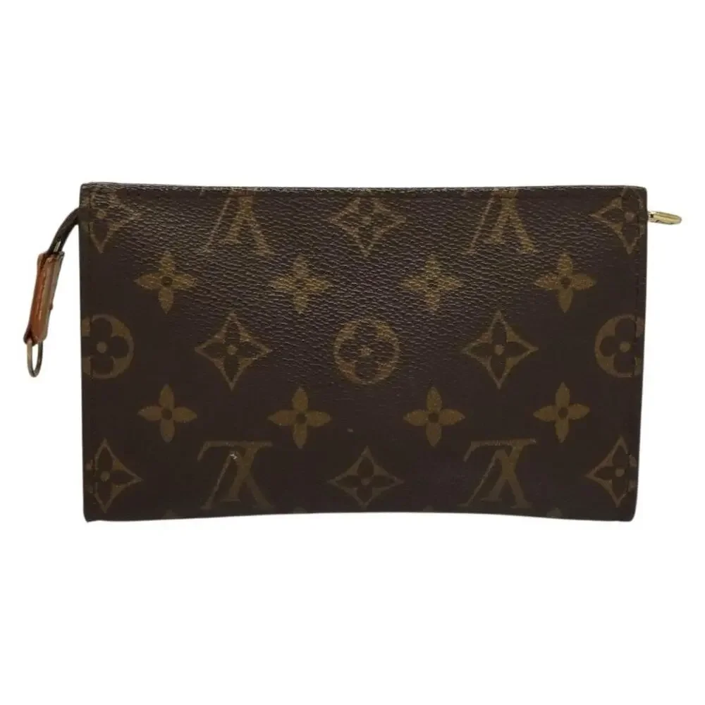 Louis Vuitton Monogram Bucket PM Accessory Pouch Brown